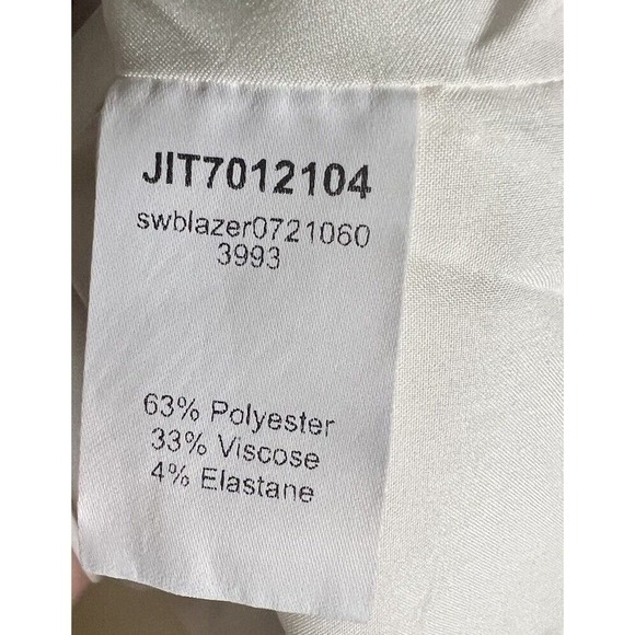 MOTF Womens Cream Open Swing Stretch Blazer Jacket Sz L NWOT - Picture 8 of 10